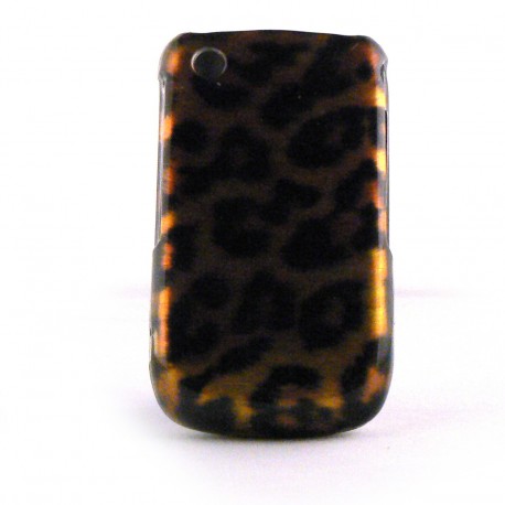 Coque integrale leopard pour Blackberry 8520 Curve+ film protection ecran offert