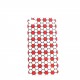 Coque brillante motif nids d'abeille argent + couleurs pour Iphone 4 + film protection ecran