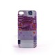 Coque brillante rigide billet 500 uros pour Iphone 4 + film protection ecran