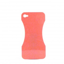 Coque brillante rigide bi-colore pour Iphone 4 + film protection ecran