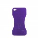 Coque brillante rigide bi-colore pour Iphone 4 + film protection ecran