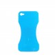 Coque brillante rigide bi-colore pour Iphone 4 + film protection ecran