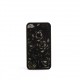 Coque avec roses decoupees dans la coque Iphone 4+ film protection ecran offert