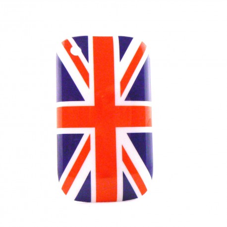 Coque drapeau Angleterre/UK pour Blackberry 8520 Curve  + film protection ecran offert