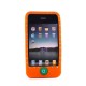 Coque silicone pourtour diamants pour Iphone 4 + film protection ecran