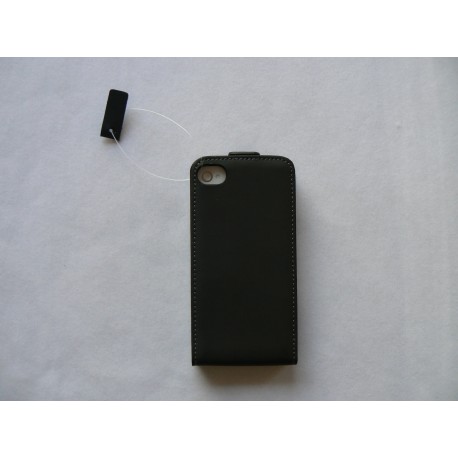 Pochette cuir pour Iphone 4 + film protection écran 