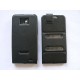 Pochette en simili-cuir rabat pliant pour Samsung I9100 Galaxy S2 + film protection écran 