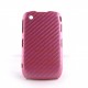 Coque rigide effet carbone pour Blackberry 8520 curve+ film protection ecran offert