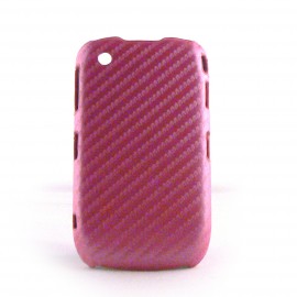 Coque rigide effet carbone pour Blackberry 8520 curve+ film protection ecran offert