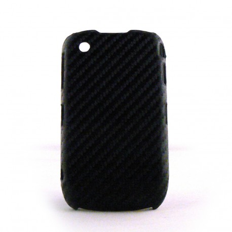 Coque rigide effet carbone pour Blackberry 8520 curve+ film protection ecran offert