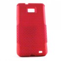 Coque Samsung I9100 Galaxy S2 microperforee interieur silicone + film protection ecran offert