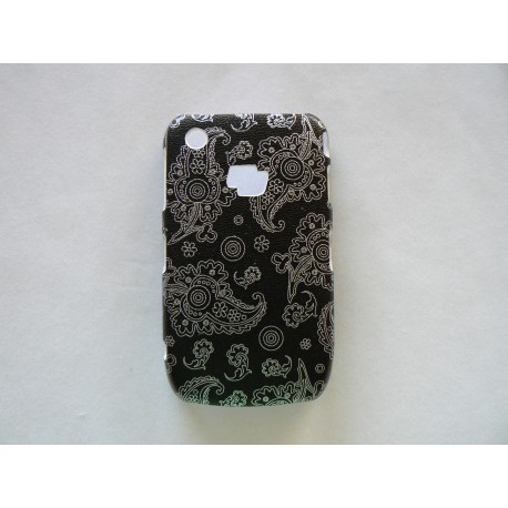 Coque Blackberry Curve 8520/9300 brillante motif cachemire + film protection écran