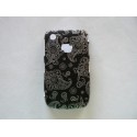 Coque Blackberry Curve 8520/9300 brillante motif cachemire + film protection écran