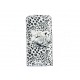 Pochette pour Iphone 4 en simili-cuir motif léopard + film protection écran 