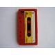 Coque silicone cassette pour Iphone 4 + film protection écran