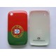 Coque rigide et brillante drapeau Portugal pour Blackberry 8520 Curve  + film protection écran offert