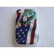 Coque rigide statue de la liberté Etats Unis/USA pour Blackberry 8520 Curve  + film protection écran offert