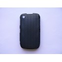 Coque ultra-fine noire pour Blackberry 8520 Curve microperforée + film protection écran offert