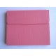 Etui pochette Ipad 2 rose antidérapante + film protection écran 