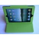 Etui pochette Ipad 2 verte antidérapante + film protection écran 