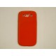 Coque Galaxy S3 I9300 semi-rigide glossy rouge + film protection ecran offert