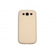 Coque Galaxy S3 I9300 semi-rigide glossy blanche + film protection ecran offert