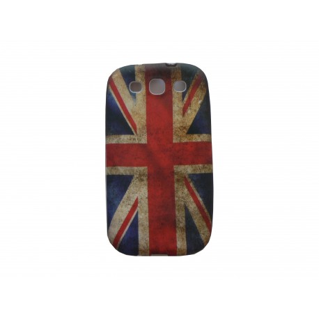 Coque pour Samsung I9300 Galaxy S3 silicone vintage drapeau UK/Angleterre + film protection écran offert