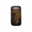 Coque pour Samsung I9300 Galaxy S3 silicone statue de la liberté + film protection écran offert