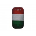 Coque pour Samsung I9300 Galaxy S3 silicone vintage drapeau Italie  + film protection écran offert