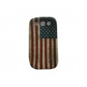 Coque pour Samsung I9300 Galaxy S3 silicone vintage drapeau USA/Etats-Unis  + film protection écran offert