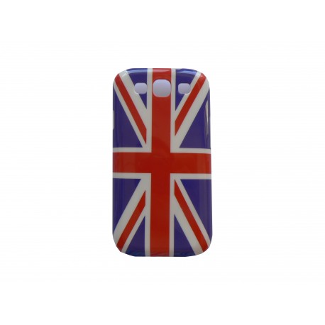 Coque pour Samsung I9300 Galaxy S3 rigide drapeau UK/Angleterre + film protection écran offert