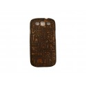 Coque pour Samsung I9300 Galaxy S3 hiéroglyphes + film protection écran offert