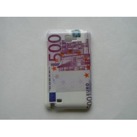 Coque rigide Samsung Galaxy Note I9220/N7000 500 Euros + film protection écran offert