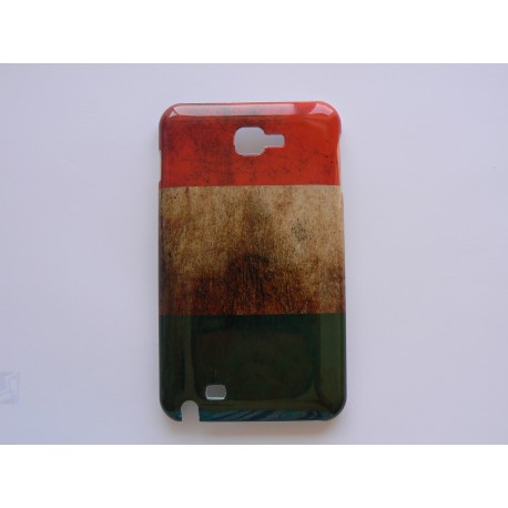 Coque rigide drapeau Italie vintage pour Samsung Galaxy Note I9220/N7000  + film protection écran offert