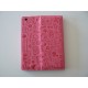 Pochette Ipad 2 simili-cuir rose fashion  + film protection ecran 