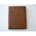 Pochette  Ipad 2 simili-cuir marron fashion + film protection ecran 