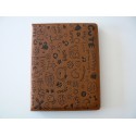 Pochette  Ipad 2 simili-cuir marron fashion + film protection ecran 