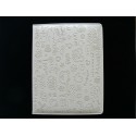 Pochette Ipad 2  simili-cuir blanche fashion + film protection ecran 