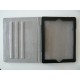 Pochette Ipad 2 simili-cuir noire fashion  + film protection ecran 