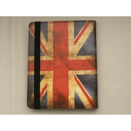 Pochette Ipad 2/3 vintage drapeau UK/Angleterre + film protection écran 