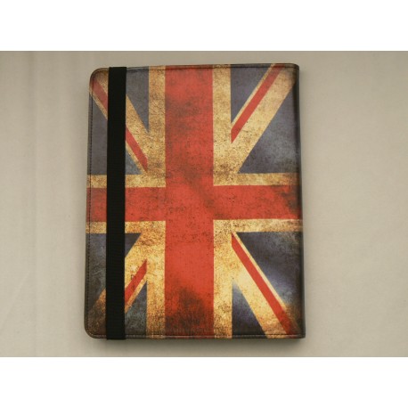 Pochette Ipad 2/3 vintage drapeau UK/Angleterre + film protection écran 
