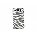 Coque Samsung I9300 Galaxy S3 motif zèbre noir et blanc  + film protection écran offert