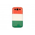 Coque Samsung I9300 Galaxy S3 rigide drapeau Italie + film protection écran offert