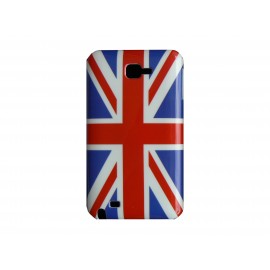 Coque rigide drapeau Angleterre/UK pour Samsung Galaxy Note I9220/N7000  + film protection écran offert