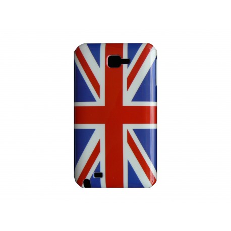 Coque rigide drapeau Angleterre/UK pour Samsung Galaxy Note I9220/N7000  + film protection écran offert