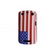 Coque rigide drapeau Etats-Unis/USA pour Blackberry Curve 9350/9360/9370  + film protection écran offert