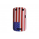 Coque rigide drapeau Etats-Unis/USA pour Blackberry Curve 9350/9360/9370  + film protection écran offert