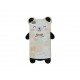 Coque pour Iphone 4 silicone ourson beige réveur  + film protection écran