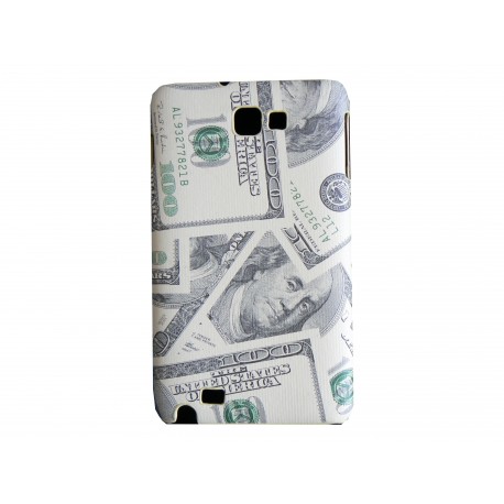 Coque mate billet de 100 dollars beige pour Samsung Galaxy Note I9220/N7000  + film protection écran offert