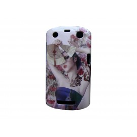 Coque pour Blackberry Curve 9350/9360/9370  manga éventail+ film protection écran offert